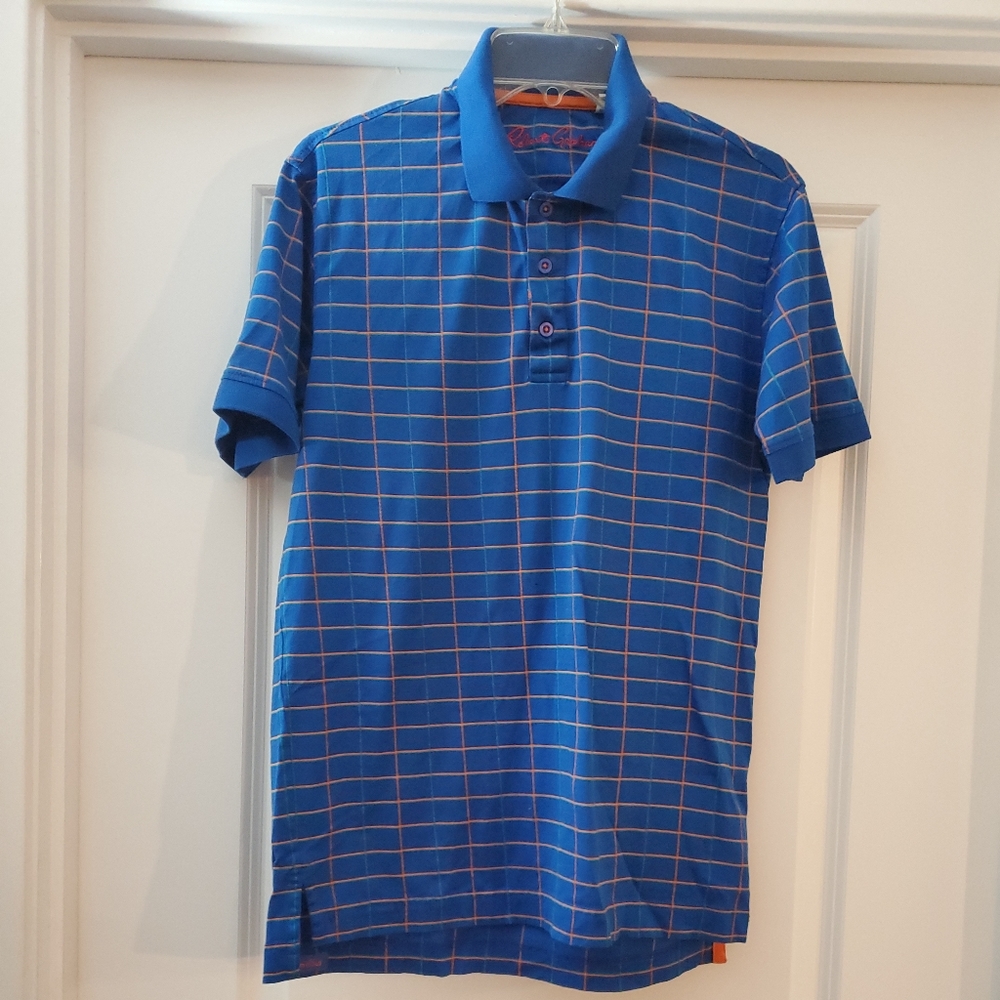 ROBERT GRAHAM Striped Polo Shirt-beautiful colors Sz Small. New without …